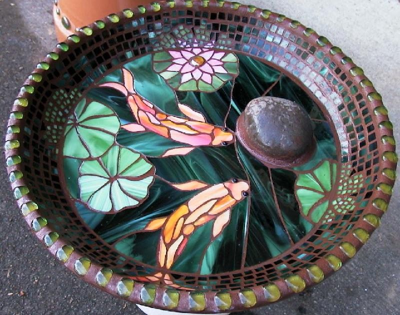 MOsaic Birdbath Photo