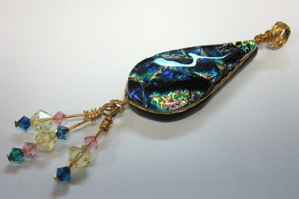 Wire wrapped Groovy Pendant Photo