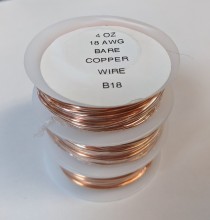 Bare Copper Wire 18 ga.